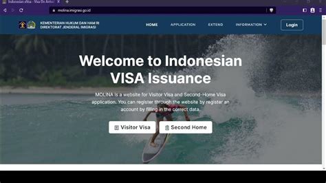 indonesian visa online application